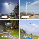 Outdoor Garden Split Solar Street Light 240W Waterproof Solar Power Street Light