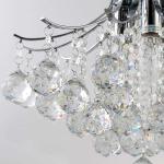 Modern Crystal Semi Flush Ceiling Lights Fixtures Indoor Home Light Fixturs (WH