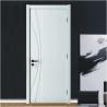 Buy cheap WPC Painting Internal Door , Solid Foam White Wooden Bedroom Door 45mm Thickness from wholesalers