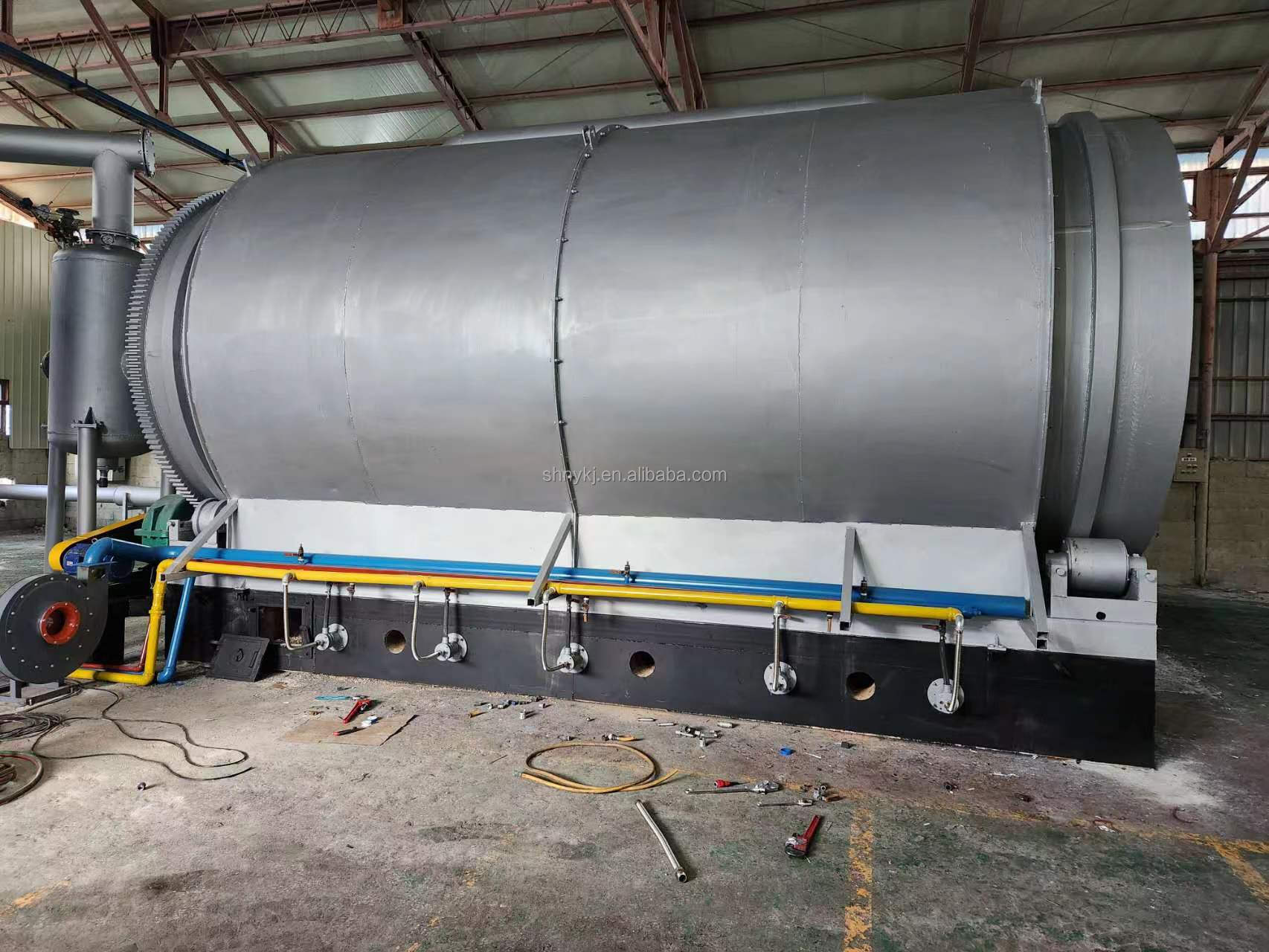 30000 KG Waste Recycling Pyrolysis Unit to Convert Plastic to Fuel Oil and Diesel ISO