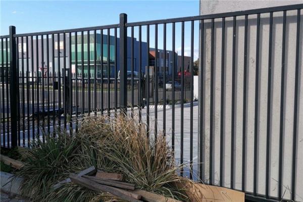 Buy cheap 8FT Tall Tubular Steel Fencing Driveway Gates Wrought Iron Fence from wholesalers