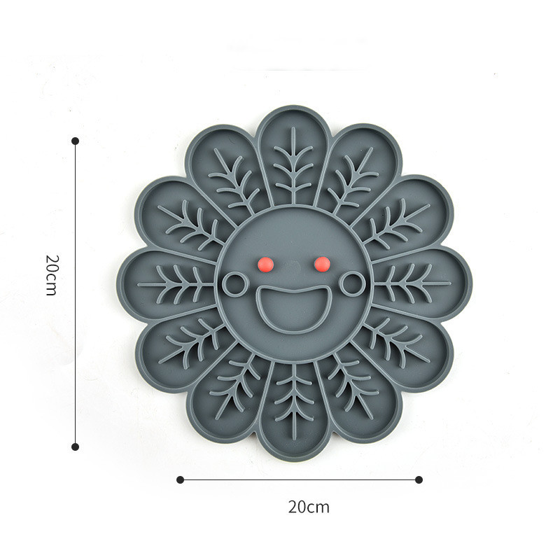 Silicone Licking Feeding Pad Slow Food Cat And Dog Pet Dinner Plate