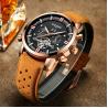 Buy cheap KINYUED J019-7 Men's Automatic Tourbillon Hollow Bottom Mechanical High-end Business Watch from wholesalers