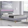 Buy cheap Stanlake Grey Light Up Bed Frame With Headboard 140x200cm 160x200cm 180x200cm from wholesalers