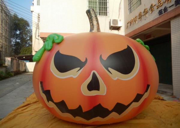 Buy cheap Customized Halloween Inflatable Advertising Signs / Blow Up Pumpkin Decorations from wholesalers