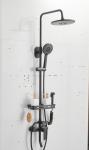 OEM Punch Free Black 0.8MPA Rain Shower Faucets