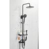 Buy cheap OEM Punch Free Black 0.8MPA Rain Shower Faucets from wholesalers