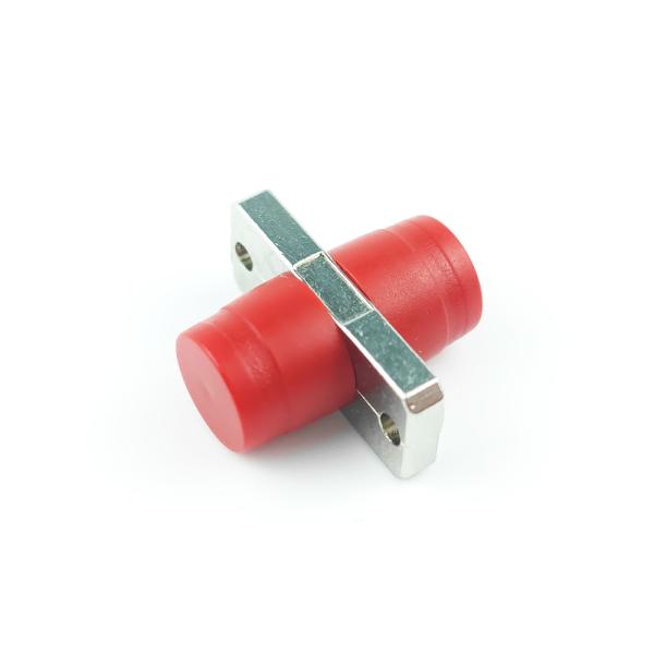 Rectangular FTTH Simplex UPC FC Optic Fiber Adapter with Zinc Alloy/Plastic PBT