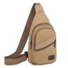 Buy cheap Men Sling Crossbody Bag Sports Chest Picnic Canvas Messenger Bag from wholesalers