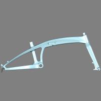 Buy cheap Disc Brake T1000 Carbon Fiber Folding Bike Frame Bicycle Foldable Frame 20inch product