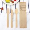 Buy cheap 100% Natural Eco Friendly Disposable Bamboo Cutlery Set with Pouch Bag from wholesalers