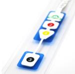 Medical Non - Invasive ECG Electrodes Free Degrease Contact Pin New Design