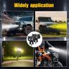 Buy cheap 60W Motorcycle Driving Light Amber White Motorcycle Projector Light For Night Driving from wholesalers