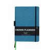 Buy cheap Blue Color Day Designer Weekly Monthly Planner With Waist Band / Two Ribbon Bookmark from wholesalers