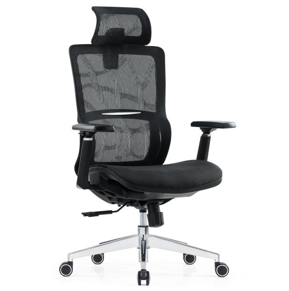 Buy cheap Black Full Mesh Furniture Lumbar Support Massage Modern Wholesale Armrest Comfort Fabric Ergonomic Office Chair from wholesalers