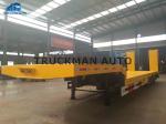 Buy cheap Durable Heavy Duty Low Bed Semi Trailer Different Loading Capacity 3 Axles 60 from wholesalers