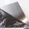 Buy cheap 304 Grade Brushed Stainless Steel Sheet 0.9Mm Black Hairline Finish from wholesalers
