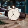 Buy cheap Classic Mens Stainless Steel Back Watch Domed Crystal Curved Dial from wholesalers