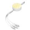 Buy cheap Customized Multi Function Charging Cable TPE 66W 3 In 1 USB Charging Cable 2A / 3A from wholesalers