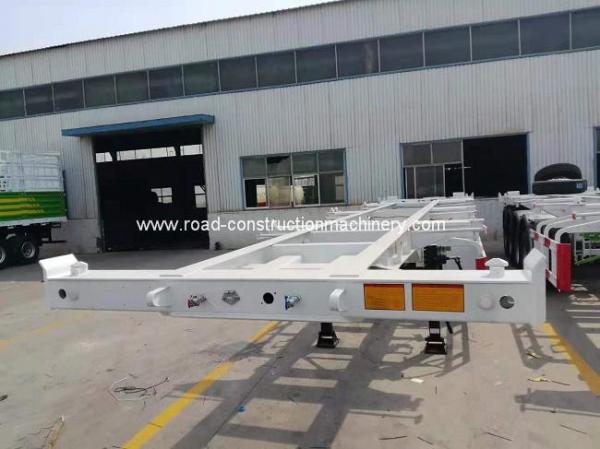 Buy cheap 40ft Skeleton Container Frame Trailer 3 Axles 4 Axles Steel from wholesalers