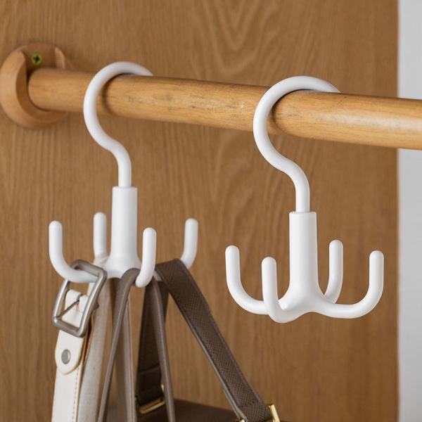 Buy cheap Plastic 360 Degree Rotating Closet Hook Hanger For Scarves Belts Ties from wholesalers