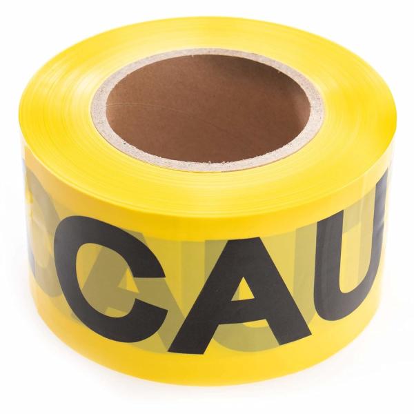 Caution, Police or Biohazard High Visibility Tape | 1000 Ft | Halloween Decoration Tape for Haunted Houses