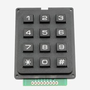 China Multifunctional Custom Membrane Keyboard With Black White Grey Color on sale