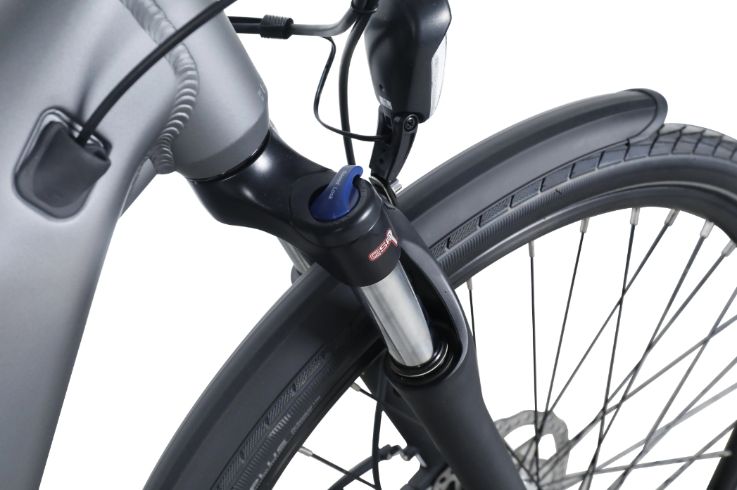 3 Speed 36V Mid Drive Electric Bike 250W 28 Inch Front Suspension Electric Bike