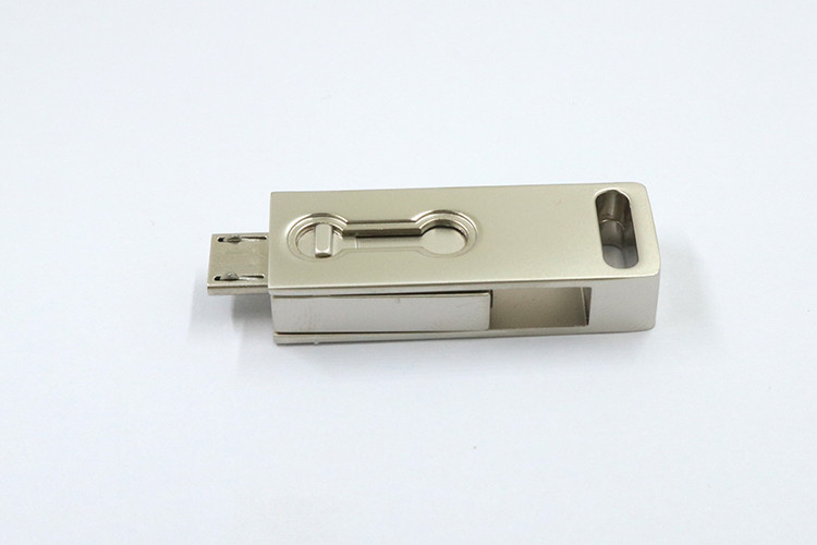 Laser Logo Silver 2.0 OTG USB Flash Drives 64GB 15MB/S for android