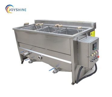 Hotels Industrial Automatic Fryer for Frying Potato Chips and Peanuts in Double Tanks