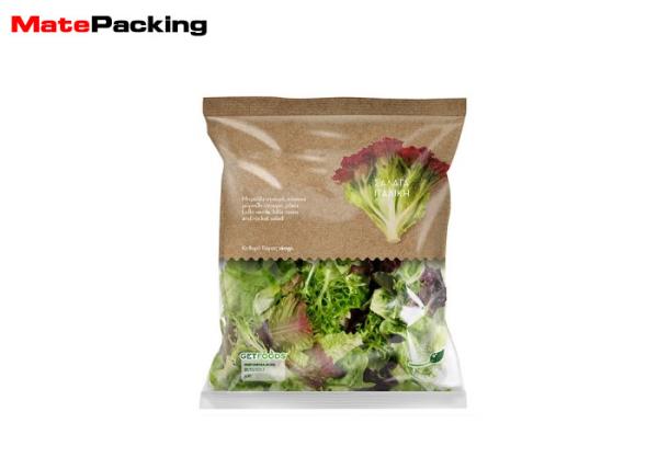 Buy cheap Heat Seal Food Fresh Vegetable Plastic Packaging Bags Moisture Proof from wholesalers