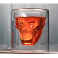 Buy cheap Skull Shaped Double Wall 2.5oz Old Fashioned Whiskey Tumbler product