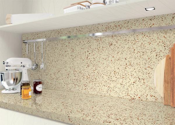 Buy cheap White Artificial Quartz Wall Panels Or Countertop Kichentop Resistant Acid from wholesalers