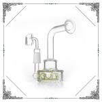 Grav Dab Oil Rigs With 14mm Quartz Banger Mini Smoking Water Bong Pipes