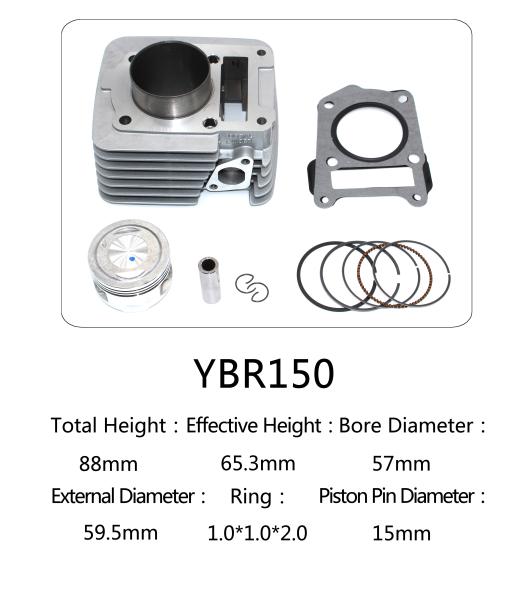 Buy cheap Yamaha ybr 150 for motorcycle cylinder kit，aluminum cylinder from wholesalers