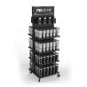 Buy cheap Free Standing Cosmetic Display Stand Kena Metal Pegboard Display Stands Department Store from wholesalers