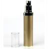 Buy cheap Golden color pump spray sealing type plastic bottle 15ml airless bottle from wholesalers