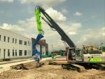 Roadside Area Sheet Vibratory Hammer Pile Driver Photovoltaic