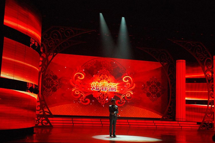 High resolution stage background giant led screen