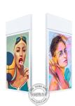 Super Slim Wall Mount LCD Display High Brightness 700 Nits Ceiling Hanging