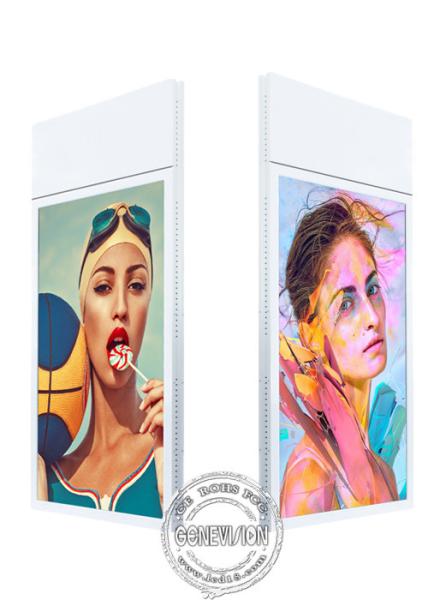 Super Slim Wall Mount LCD Display High Brightness 700 Nits Ceiling Hanging