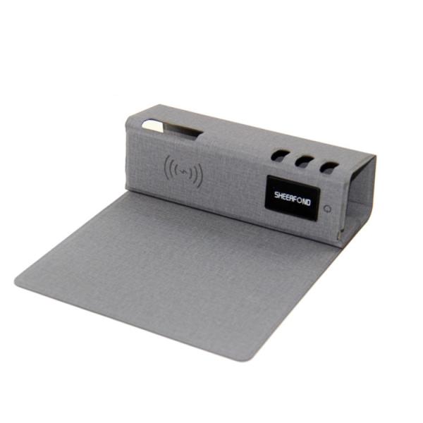 Buy cheap Personalized Gifts Pu Leather Multifunction Mouse Pad Wireless Charging from wholesalers