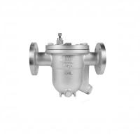 Buy cheap flanged free float ball condensate bucket steam trap WCB Stainless steel product