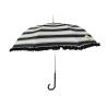 Buy cheap Striped Pongee Fabric Straight Umbrella With Flower Edge from wholesalers