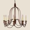 Buy cheap Country metal Chandelier Led Retro Candle Chandeliers vintage Loft interior lighting(WH-CI-164) from wholesalers