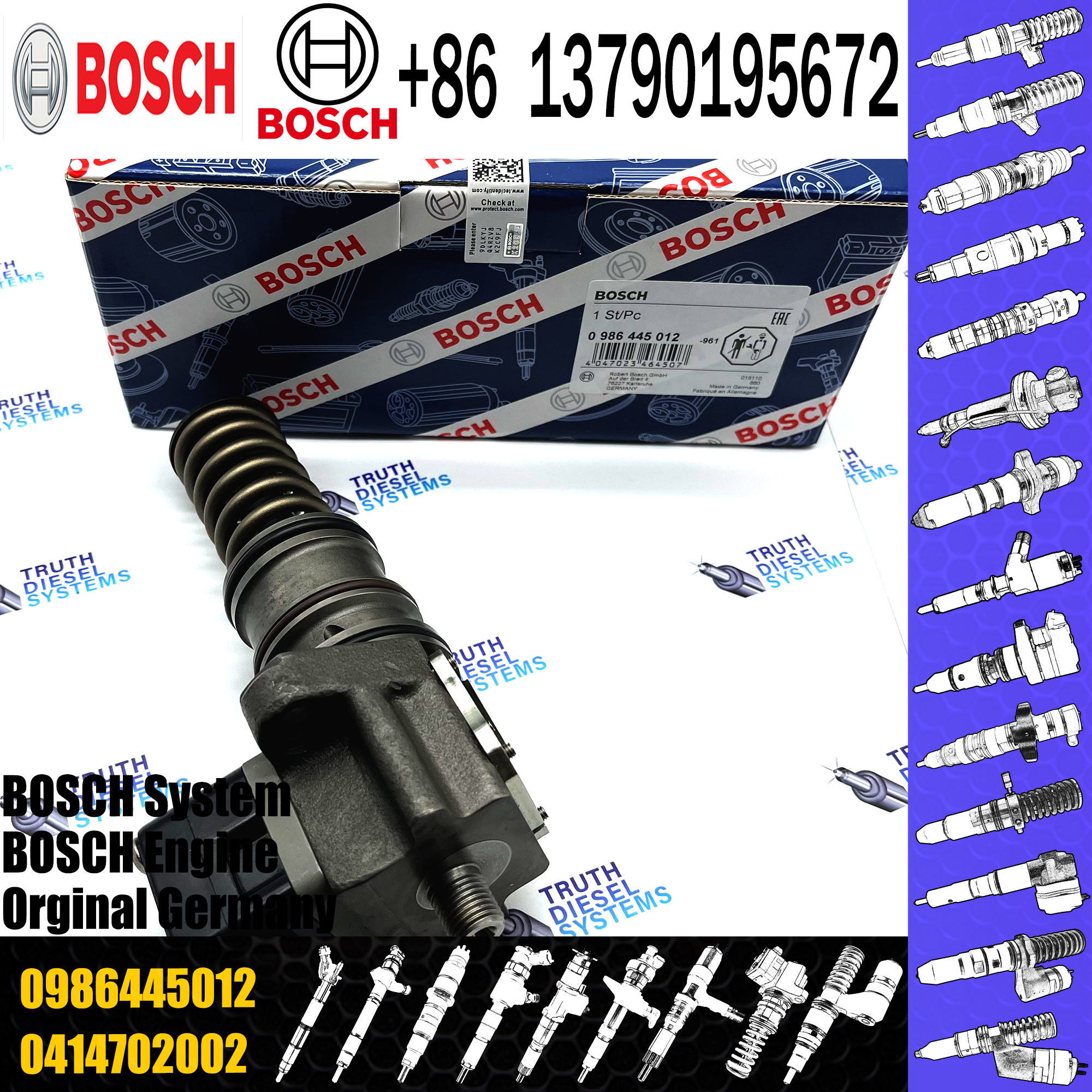 0414755014 Made In China New Diesel Fuel Injection Unit Pump 0 414 755 014 0986445011