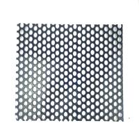 Buy cheap Decorative Punched Round Hole W0.5m Perforated Metal Plate For Outdoor Wall product