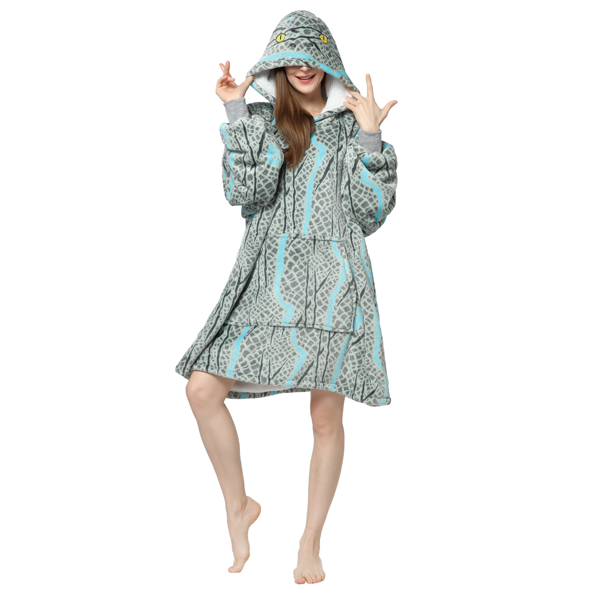 Colorful Cozy Personalised Oversized Blanket Hoodie Extremely Warm