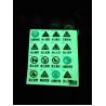 Buy cheap Anti Wear Photoluminescent Vinyl Tape PET Glowing Fluorescent Vinyl Tape from wholesalers