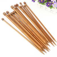 Buy cheap Carbonized Bamboo Knitting Needles Single Head Knitting For Warm Scarf Socks product